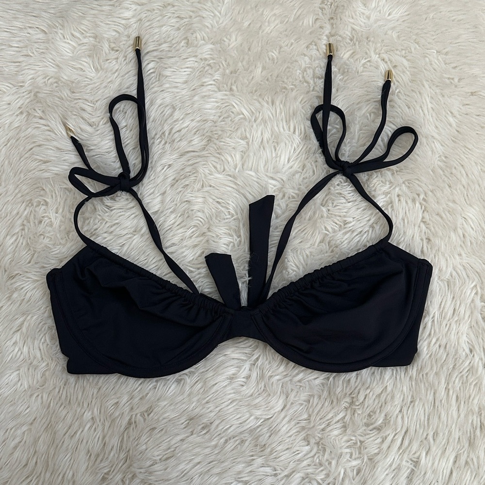 Monday Swimwear Black Bikini Top